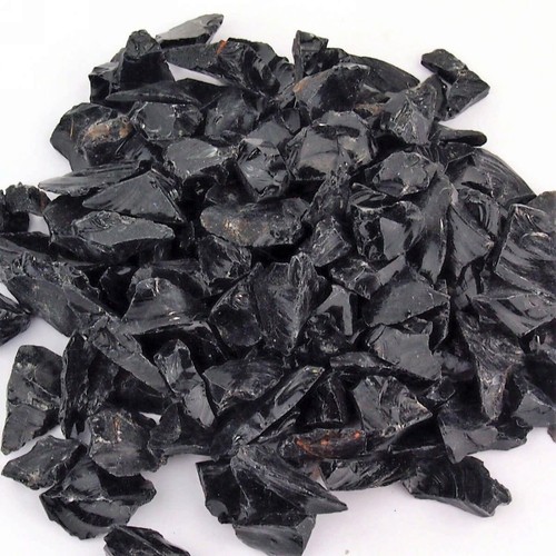 Obsidian schwarz edelsteine - obsidian,