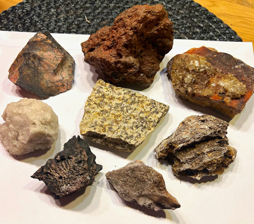 Mineralien konvolut rohsteine - mineralien,
