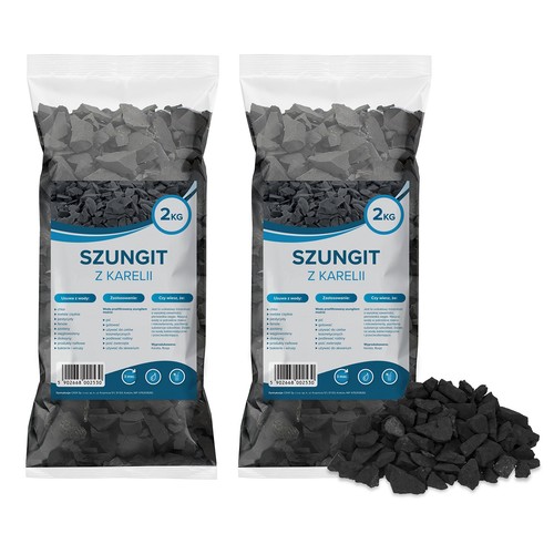 Wessper schungit rohsteine - 2x,