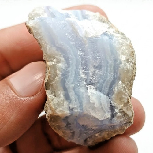 Chalcedon hellblau druse deko - druse,